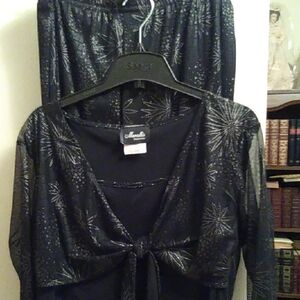 Marallis Collection Black and Silver Women's Outfit
